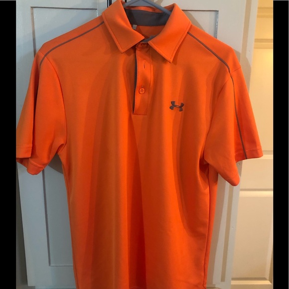 Under Armour Other - MENS UNDER ARMOUR polo shirt - Orange - Size Small